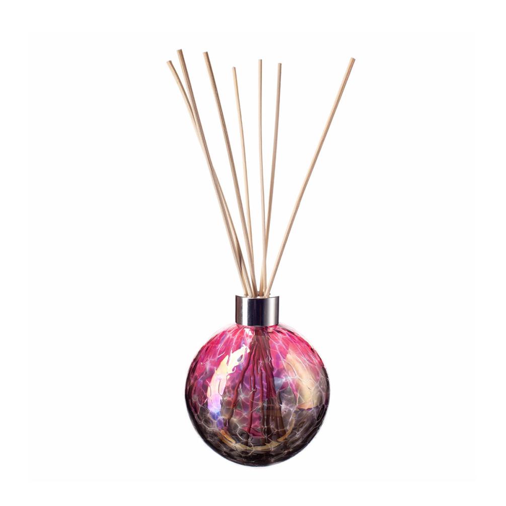 Amelia Art Glass Two Tone Grey & Pink Sphere Reed Diffuser £15.74